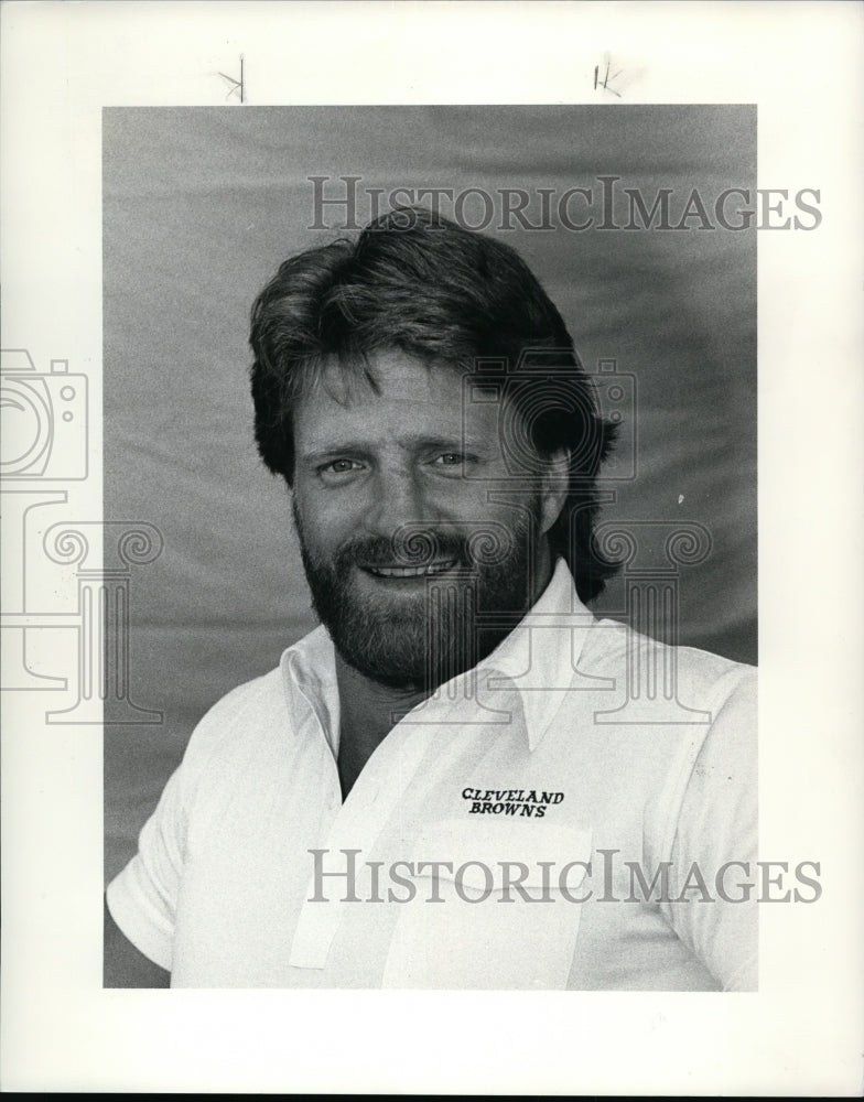 1985 Press Photo Dave Redding of the Cleveland Browns - cvb35725 - Historic Images