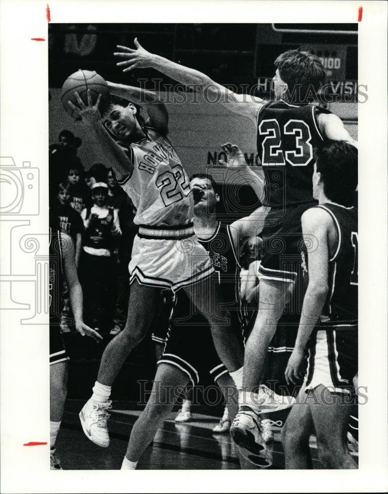 Press Photo High School Basketball - cvb35784 - Historic Images