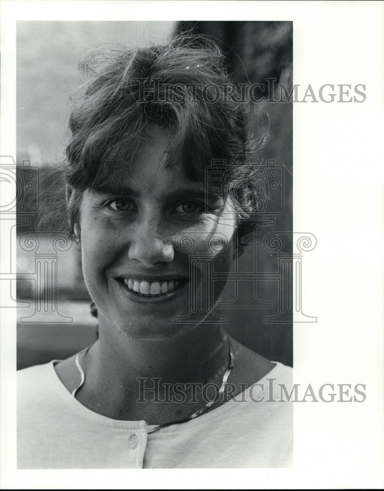 1991 Press Photo Orange High School coach Julie Mitchell - cvb35988 - Historic Images