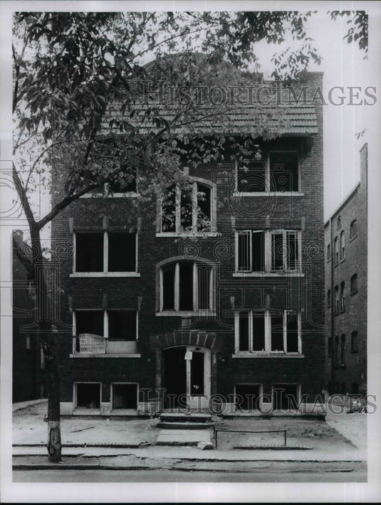 1967 A three-story apartment located 1854 E. 81st St.-Historic Images