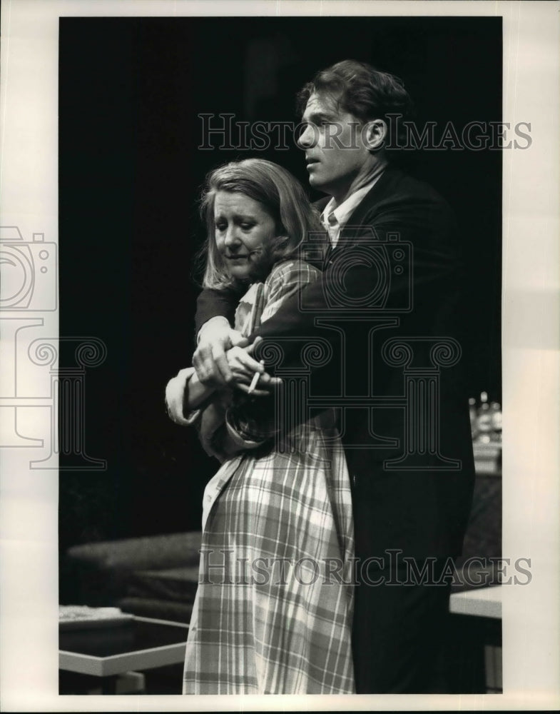 1997 Press Photo Mia Dillonm and William Katt in &#39;Days of Wine and Roses&#39; - Historic Images