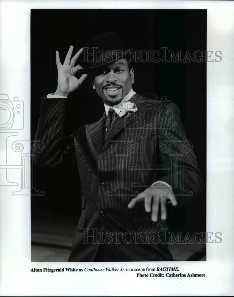 1988 Press Photo Alton Fitzgerald White in Ragtime - cvb36207 - Historic Images