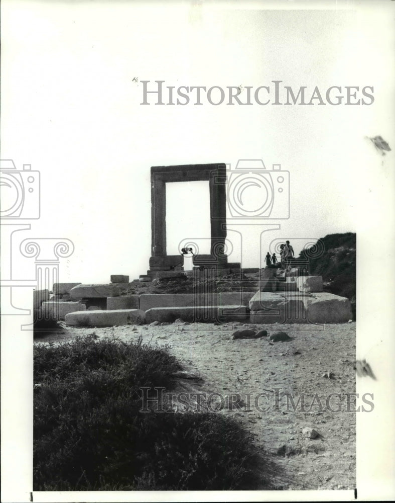 1985, Naxos,Unfinished Temple of Dionysus - cvb36292 - Historic Images