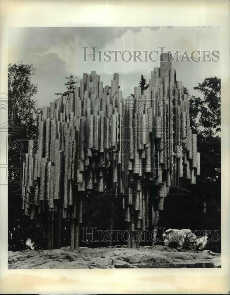 Press Photo Sibelius Park in Helsinki, Finland - cvb36296 - Historic Images