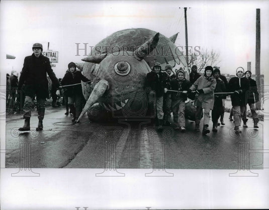 1968, Euclid Christmas Parade float - cvb36360 - Historic Images