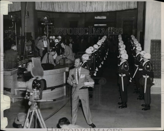 1955 Press Photo Rapid Transit opening - cvb36507 - Historic Images