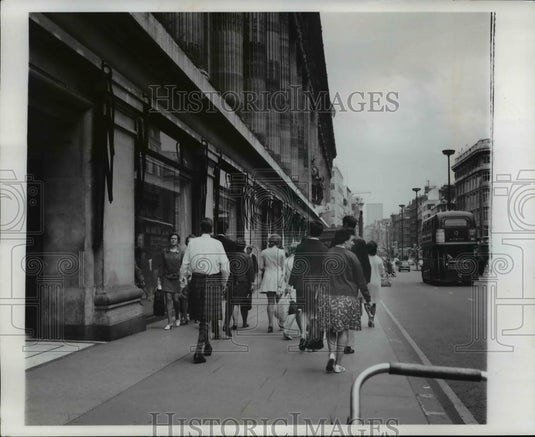 1970 Street scene in London, England.-Historic Images
