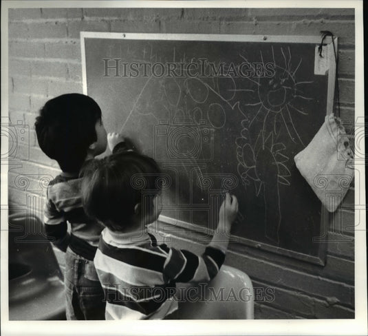 1981 Press Photo Early Childhood Center, South Euclid-Christopher Crown, Donovan - Historic Images