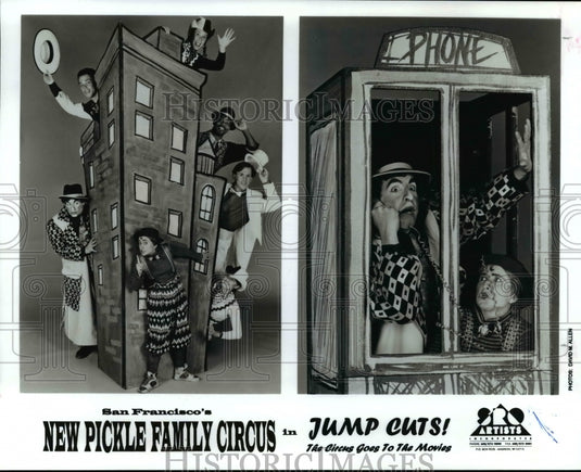 1995 Press Photo San Francisco's Pickle Family Circus-Jump Cuts play - cvb36824 - Historic Images
