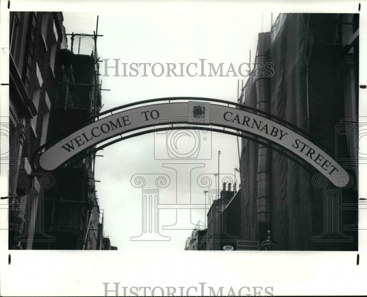 1990 Press Photo Carnaby Street, London England - cvb36917 - Historic Images
