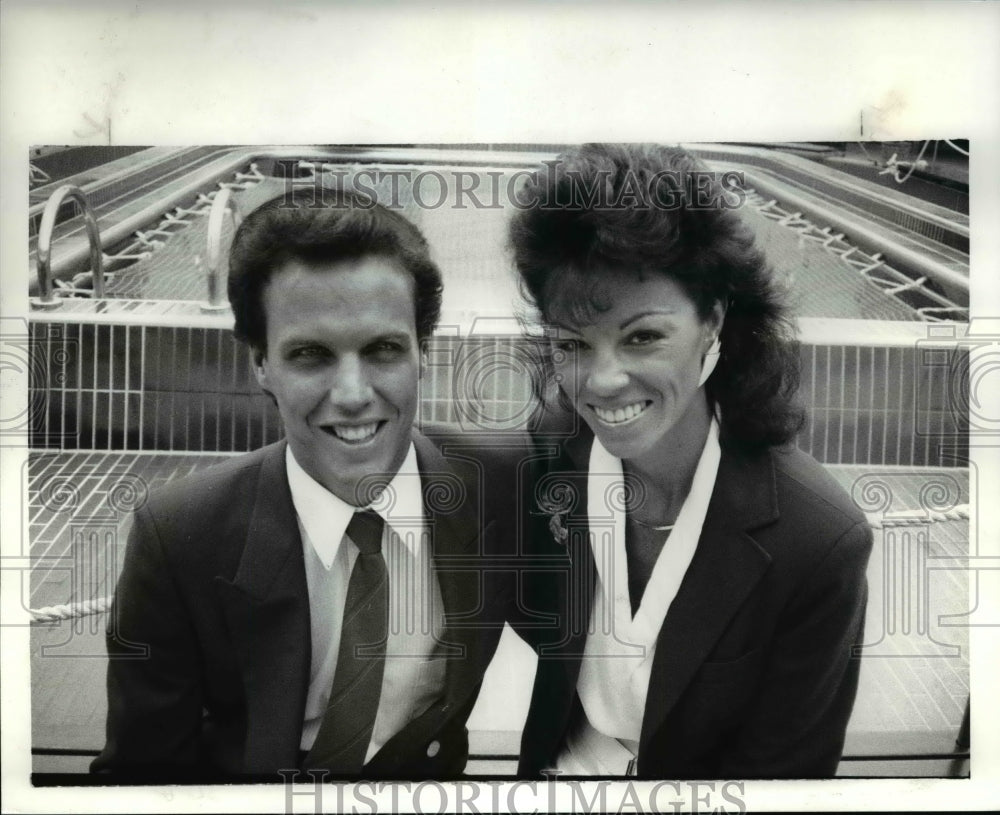 1986 Press Photo Peter and Carol Gensemer - cvb36924 - Historic Images