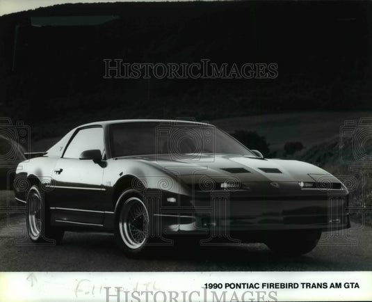 1991 Press Photo 1990 Pontiac Firebird Trans AM GTA-car - cvb36994 - Historic Images
