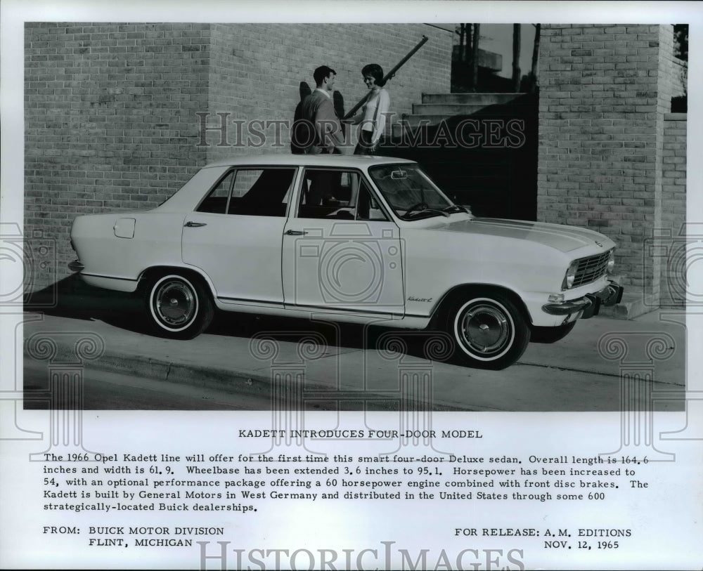 1965 Kadett introduces four door sedan model for 1965.-Historic Images