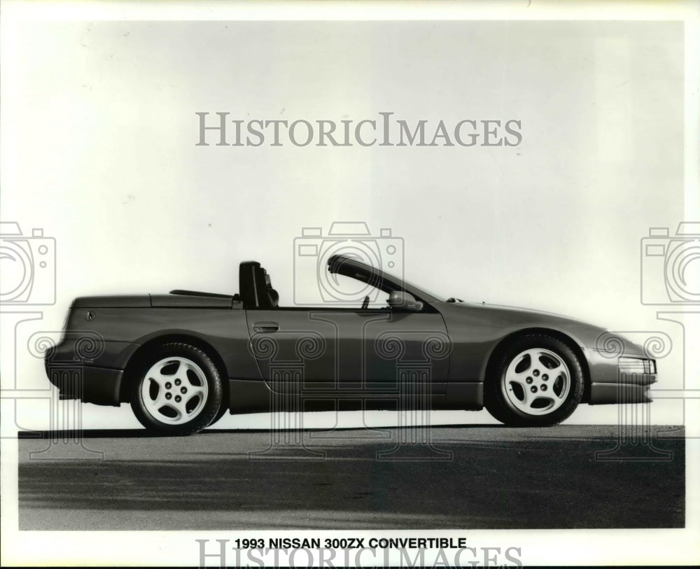 1992 Press Photo 1993 Nissan 300ZX Convertible - cvb37007 - Historic Images