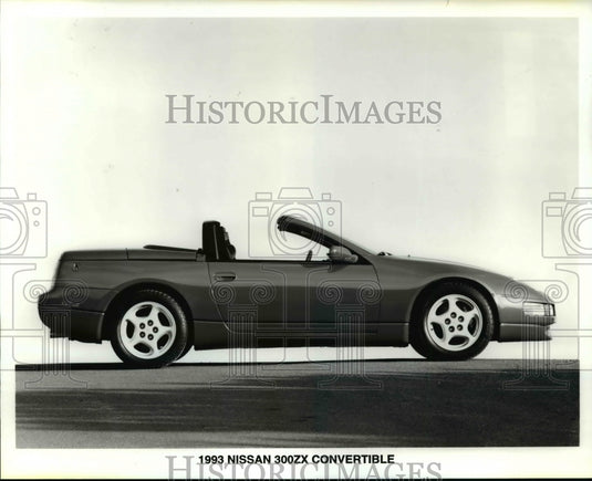 1992 Press Photo 1993 Nissan 300ZX Convertible - cvb37007 - Historic Images