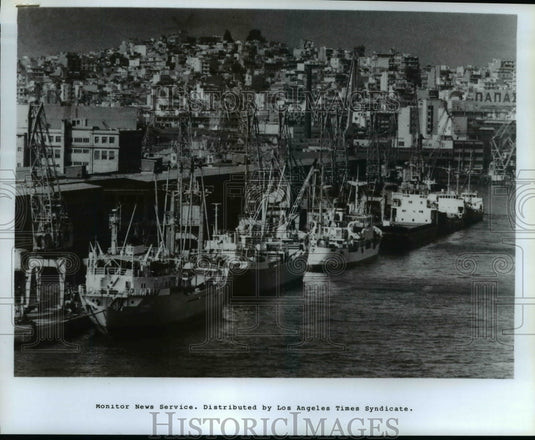 Press Photo Home Port Of Pirarus Near Athens Greece - cvb37105 - Historic Images