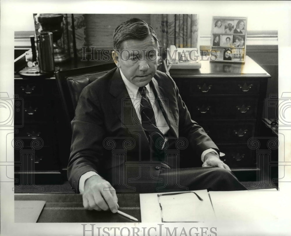 1983 Press Photo E.Bradly Jones,chairman of Republic Steel - cvb37438 - Historic Images