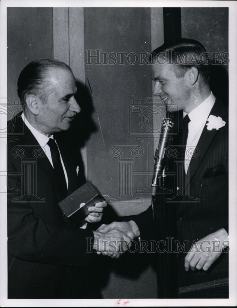 1966 Ed Kuekes - retirement party with Tom Vail-Historic Images