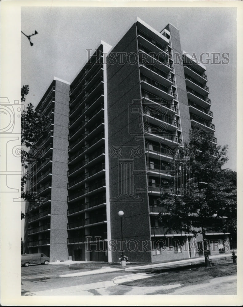 1978 Press Photo Apartment - Ambleside Tower - CMHA housing for elderly - Historic Images