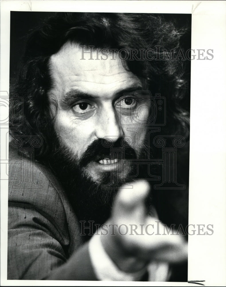 1986 Press Photo Vuk Draskovich, Serbian Novelist - cvb37712 - Historic Images