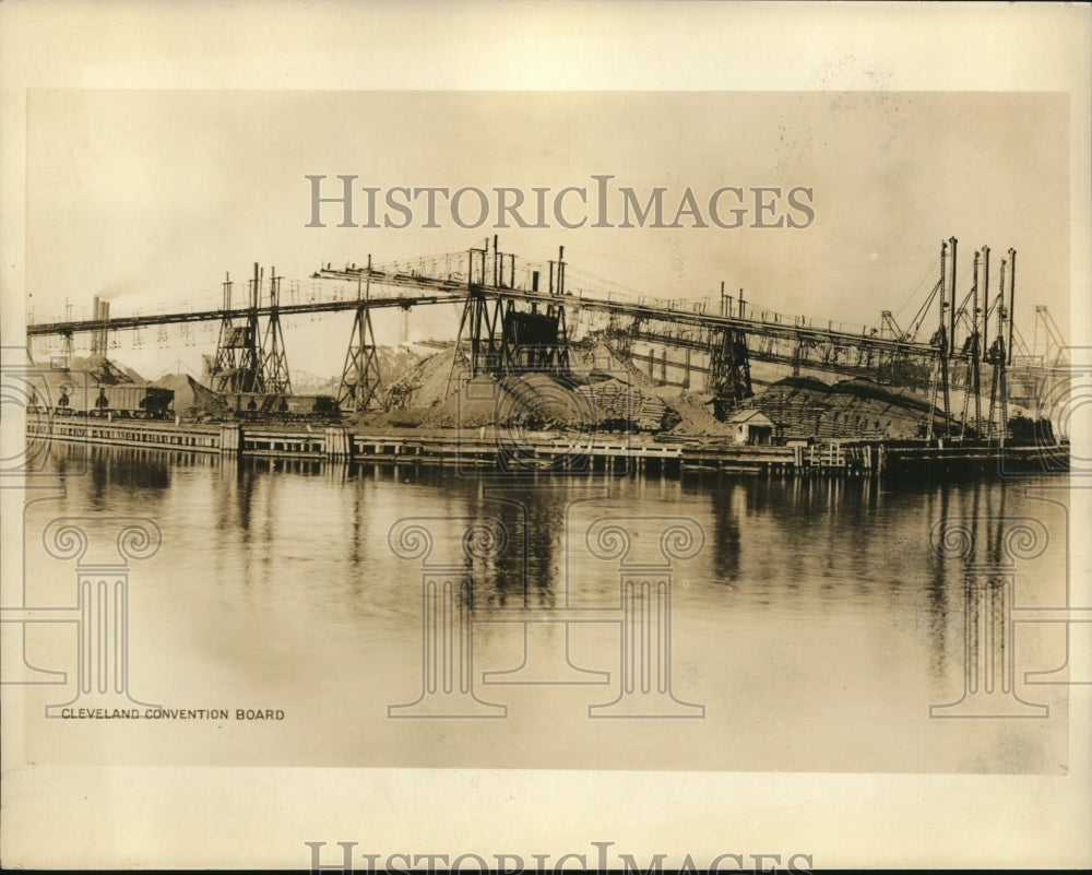 Press Photo Mountains of Iron Ore and Coal - cvb37941 - Historic Images