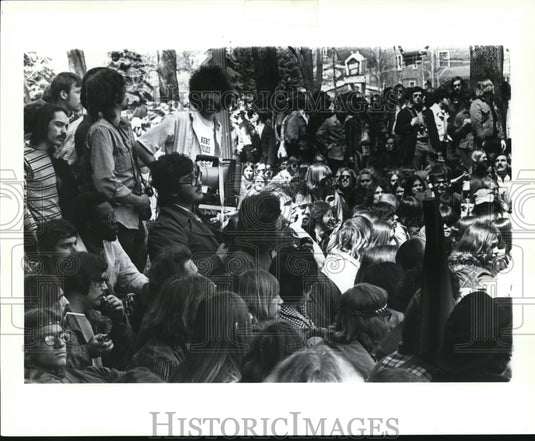 1992 Press Photo Kent State University Protest - cvb38023 - Historic Images