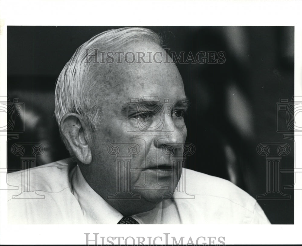 1991 Press Photo Thomas Dubose, President of United Transportation Union - Historic Images