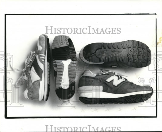 1985 Press Photo Shoe Industry - Running Shoes - cvb38114 - Historic Images