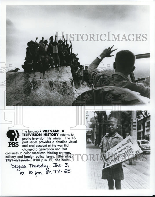 Press Photo The Landmark: VIETNAM: A TV HISTORY Returns to Public Television - Historic Images