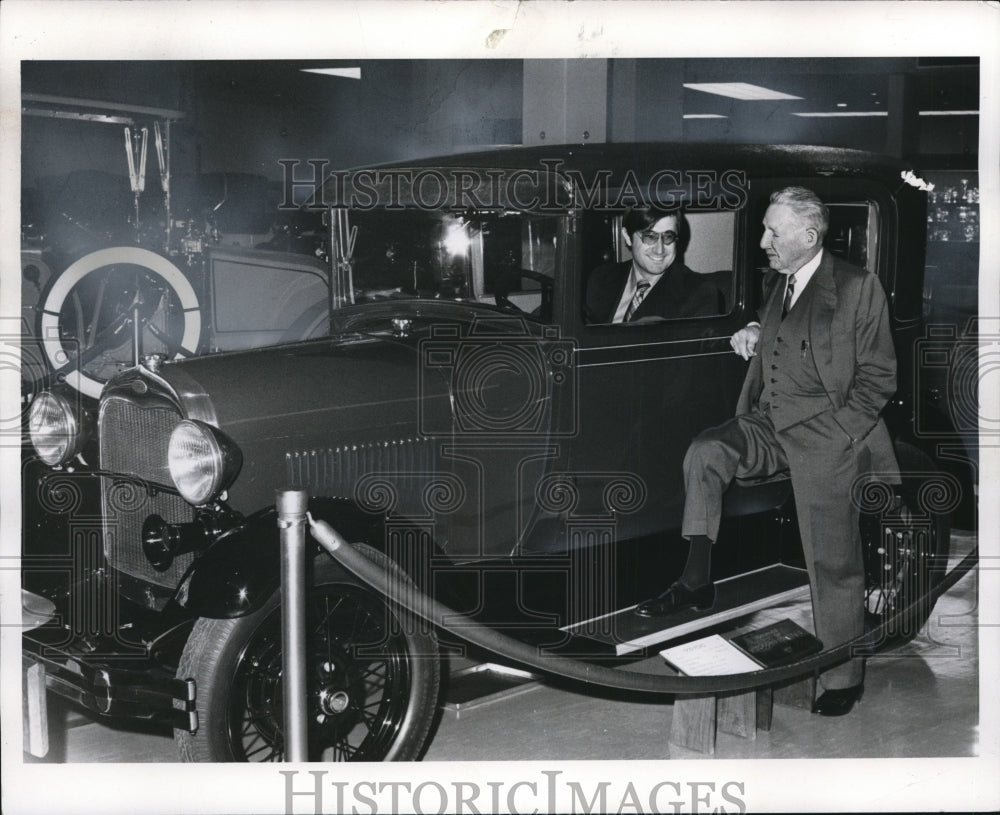 1971 Frederick C. Crawford (R) founder of the Auto Aviation Museum-Historic Images