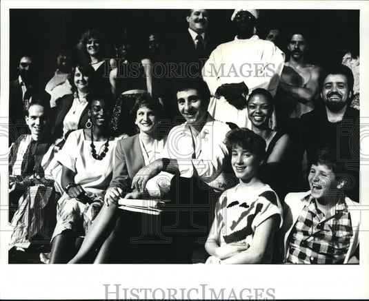 1987 Press Photo Director Joseph Marcoguiseppe-Third Man on the Cross casts - Historic Images