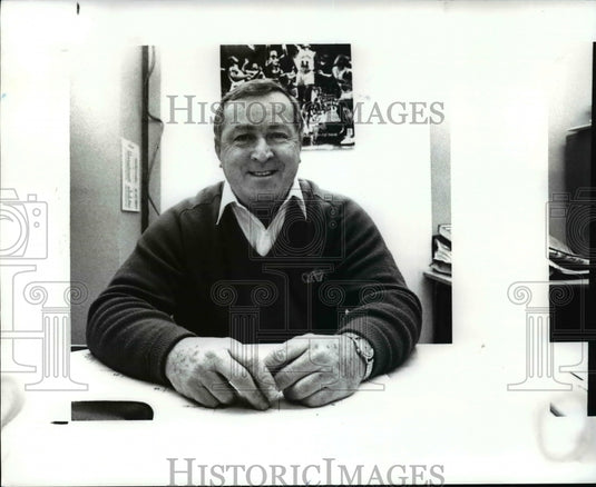 1989 Press Photo Former East Tech coach John Broski - cvb38967 - Historic Images