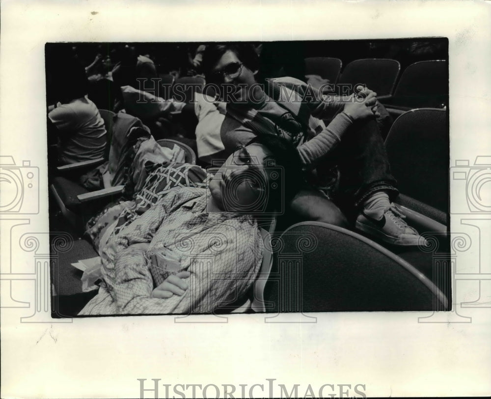 1985 Press Photo Sci Fi fans-movie crowds - cvb39092 - Historic Images