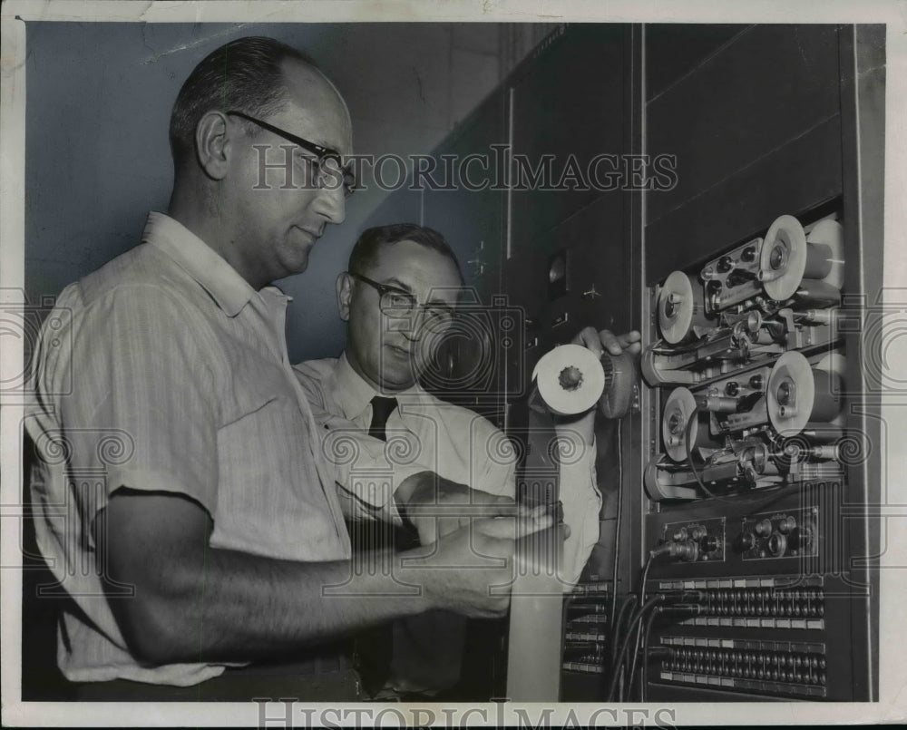 1957, Zunt-police radio dispatcher, Story-police superintendent - Historic Images