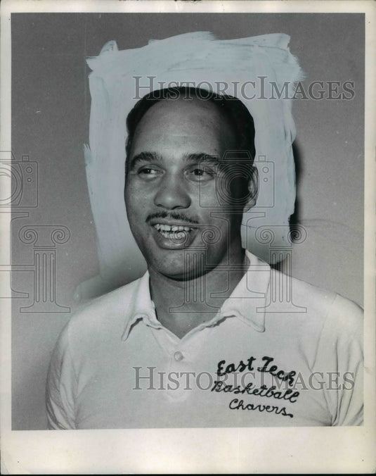 1970 Press Photo Coach John Chavers of East Tech Basketball - cvb39229 - Historic Images