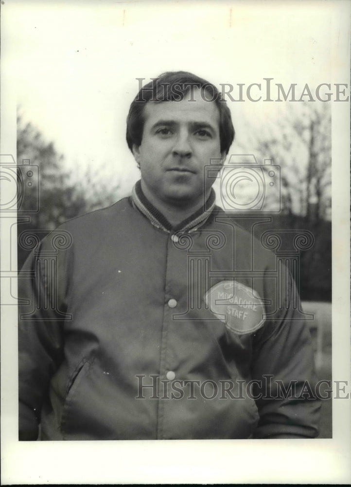 1980 Press Photo Mocadore High School Coach Norm Lingle - cvb39502 - Historic Images