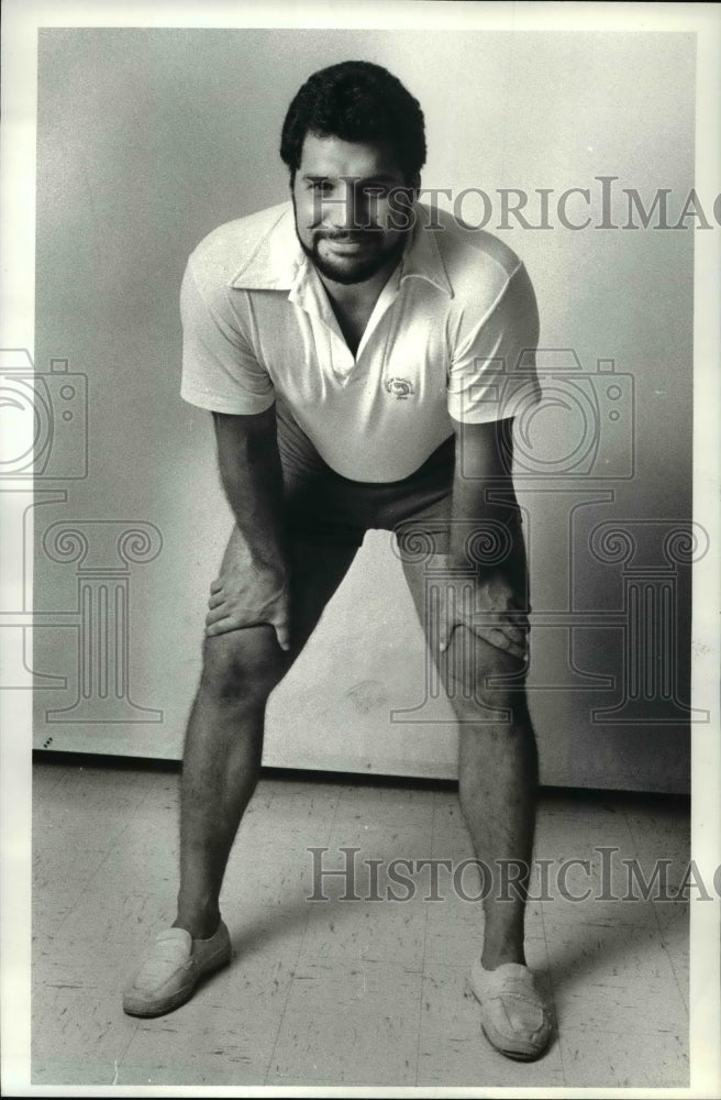 1983 Press Photo Joseph Portale, Former Football Great Baldwin Collge - Historic Images