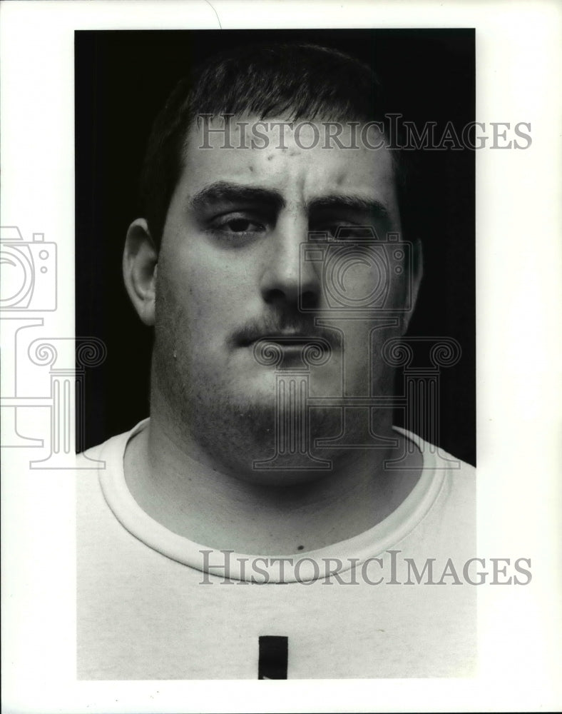 1991 Press Photo Lou Vitantonio, Walsh University Player - cvb39617 - Historic Images