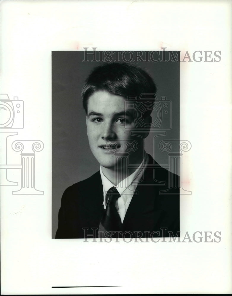 1991 Press Photo Emmett Cleary, Bay Hockey Player - cvb39664 - Historic Images