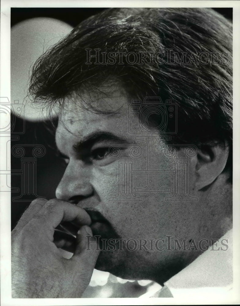 1986 Press Photo Cleveland Hts. coach Kerry Hodakievic - cvb39719 - Historic Images