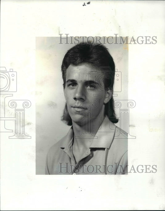 1987 Press Photo Andy Kromer, Strongsville Soccer - cvb39871 - Historic Images