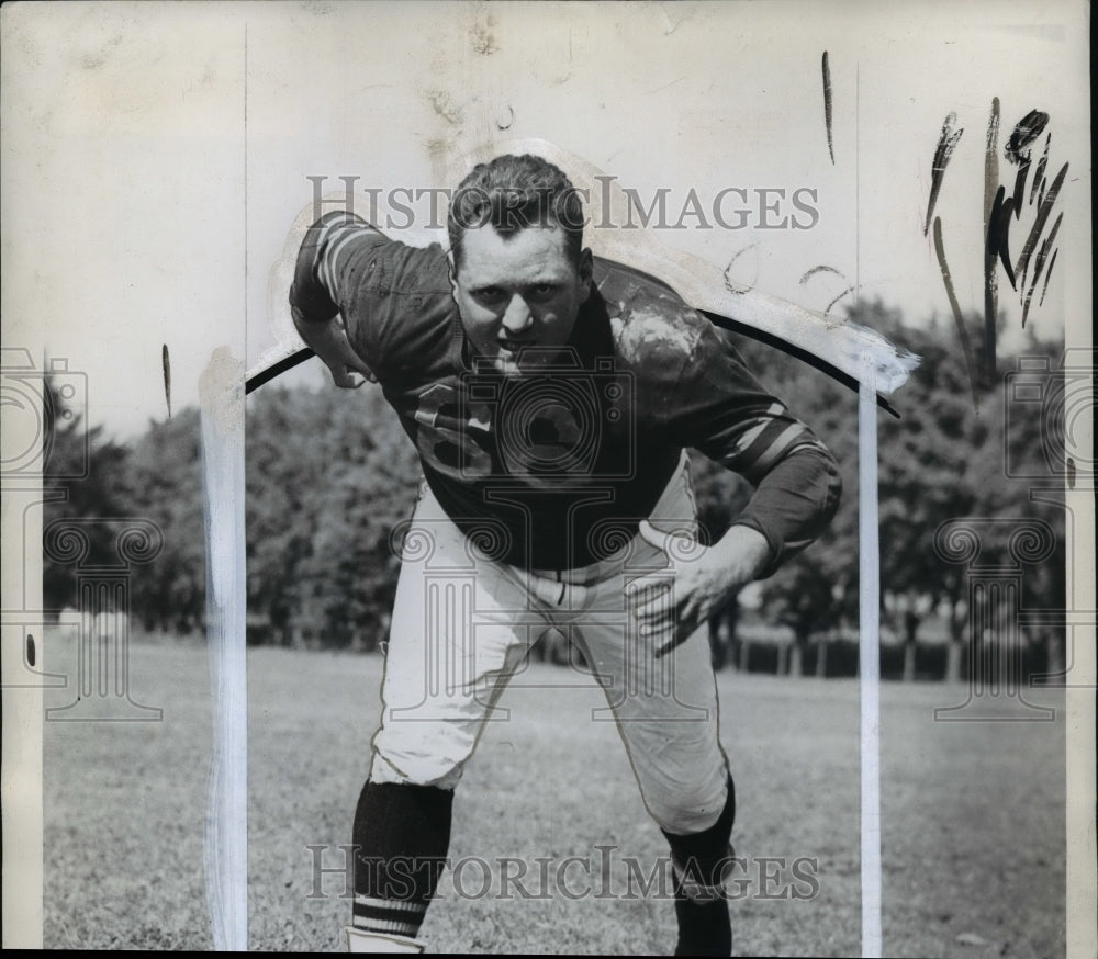1945 Press Photo A football player - cvb39939-Historic Images