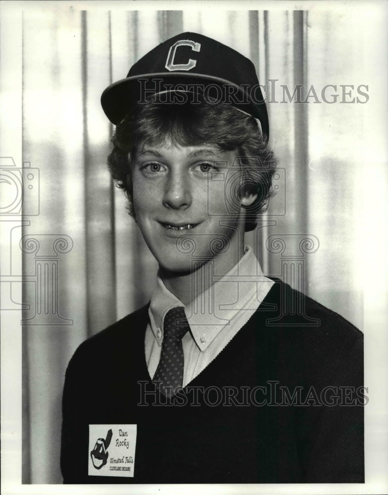 1985 Press Photo Dan Rocky, 1985 Cleveland Indians batboy contest winner - Historic Images