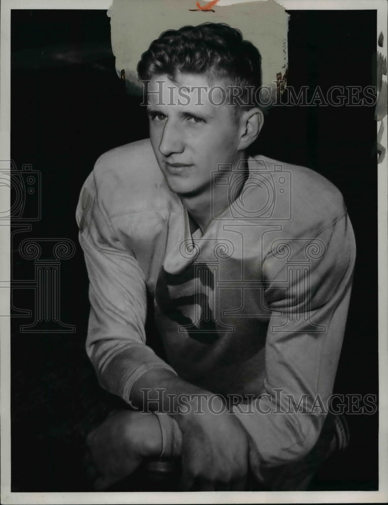 1953 Press Photo The end player Adam Grebeck of Lakewood - cvb40095 - Historic Images