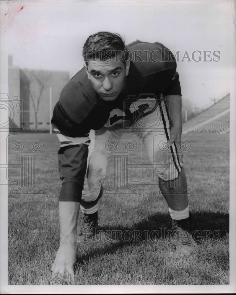 1957 Alex Gounaris-Northwestern Football guard-Historic Images