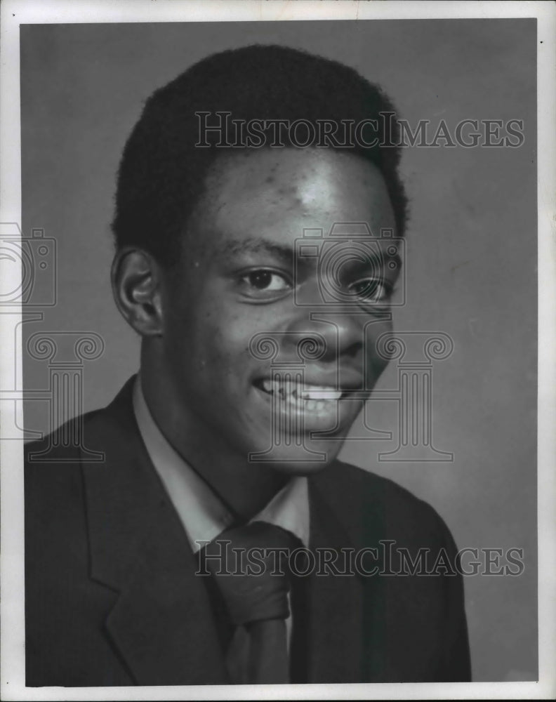 1972 Press Photo Nate Washington, East Tech - cvb40150 - Historic Images