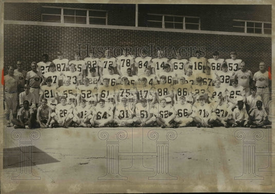 1970 New London High School Football team members-Historic Images