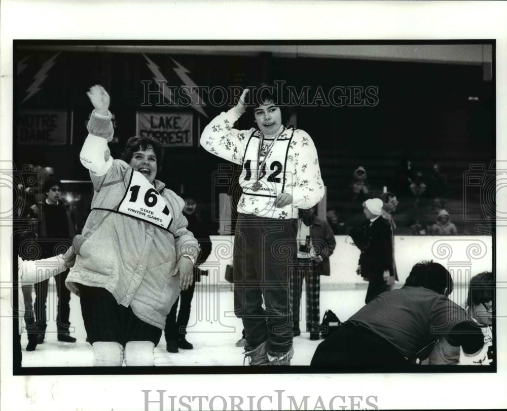 1987 Press Photo Special Olympics scene - cvb40645 - Historic Images