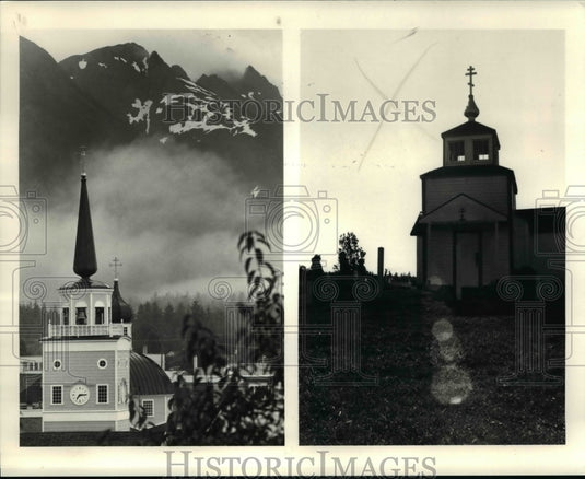 1986 Press Photo Sitka, Holy Transfiguration of Our Lord Russian Orthodox Church - Historic Images