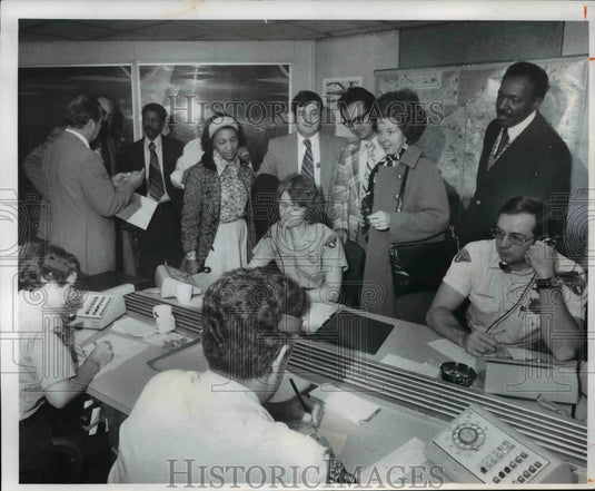 1975 Press Photo Members of City Council's safety committee - cvb40967 - Historic Images